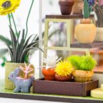 Maison Miniature Fleur ensoleillée