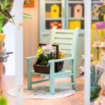 Maison Miniature Fleur ensoleillée