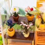 Maison Miniature Fleur ensoleillée