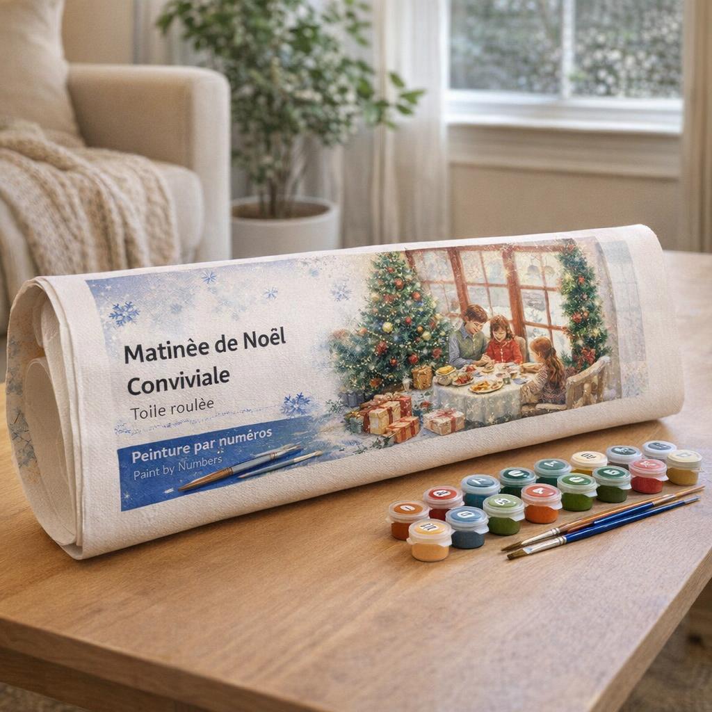 Matinée de Noël Conviviale - Toile roulée