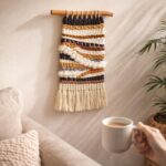 Coffret métier à tisser grand modèle - "Boho-chic"