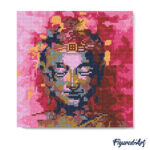 Mini Diamond Painting 25x25cm avec cadre - Bouddha précieux