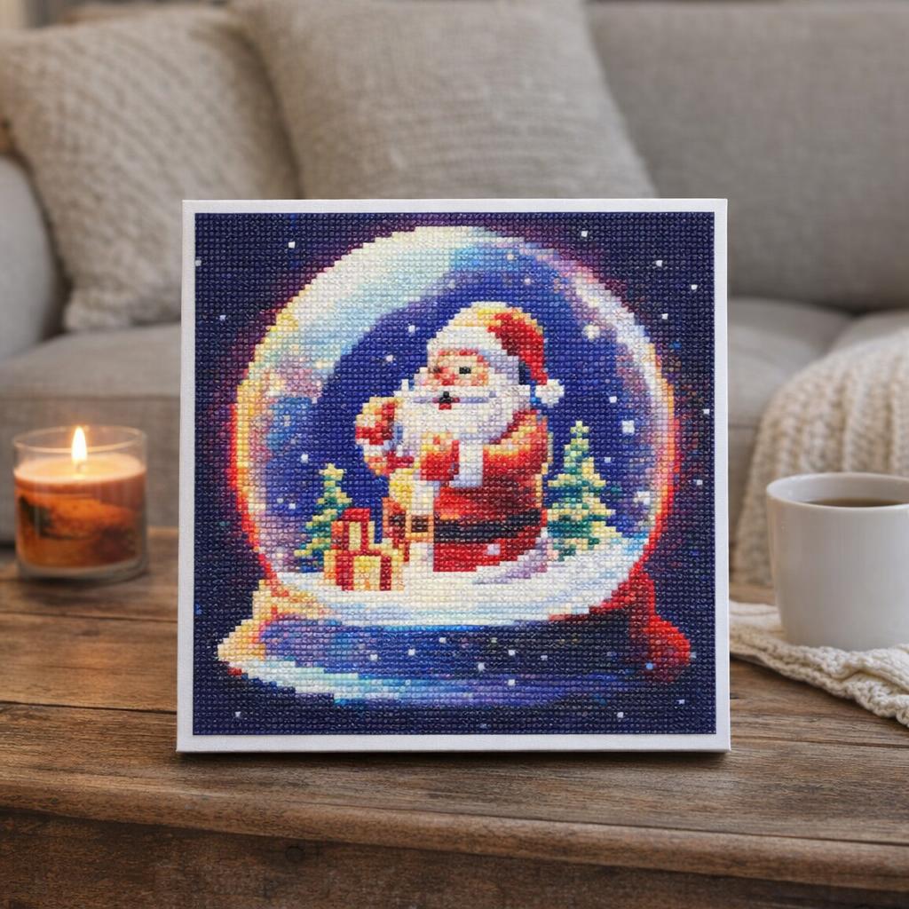 Boule neige Père Noël