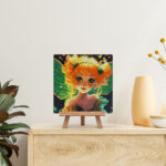 Mini Diamond Painting 25x25cm avec cadre - Jolie Petite Fée
