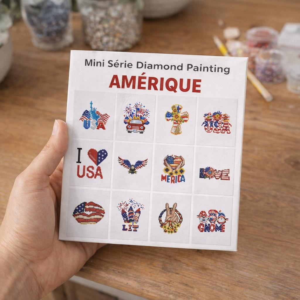 Mini Série Diamond Painting - Amérique