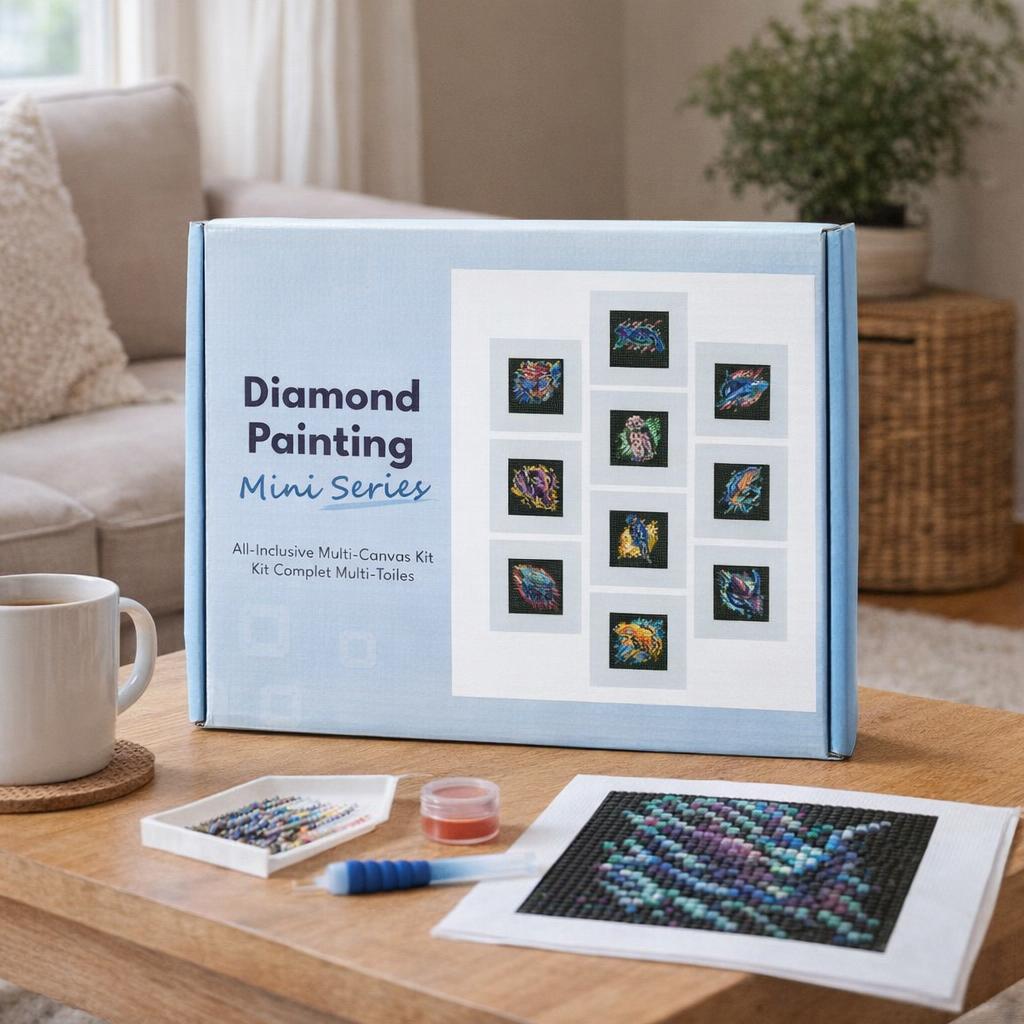 Mini Série Diamond Painting - Animaux