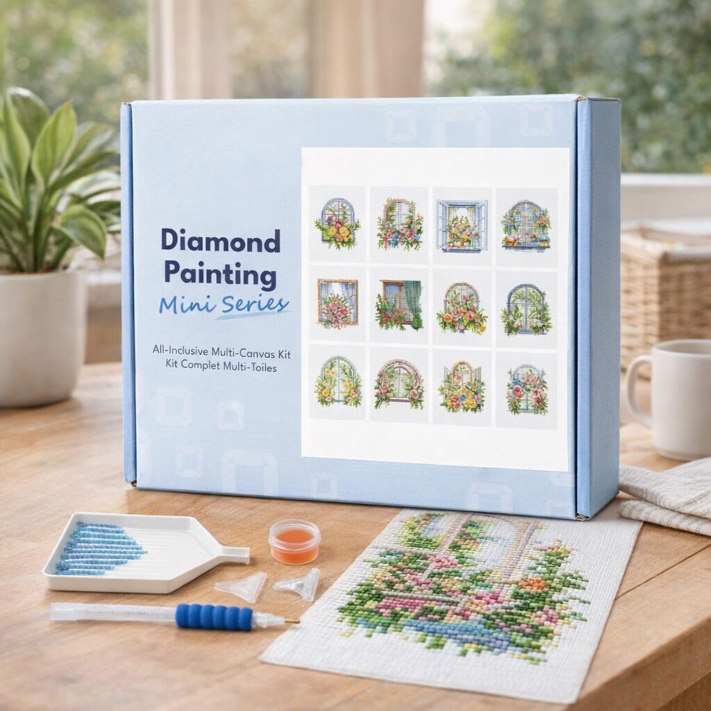 Mini Série Diamond Painting - Fenêtres