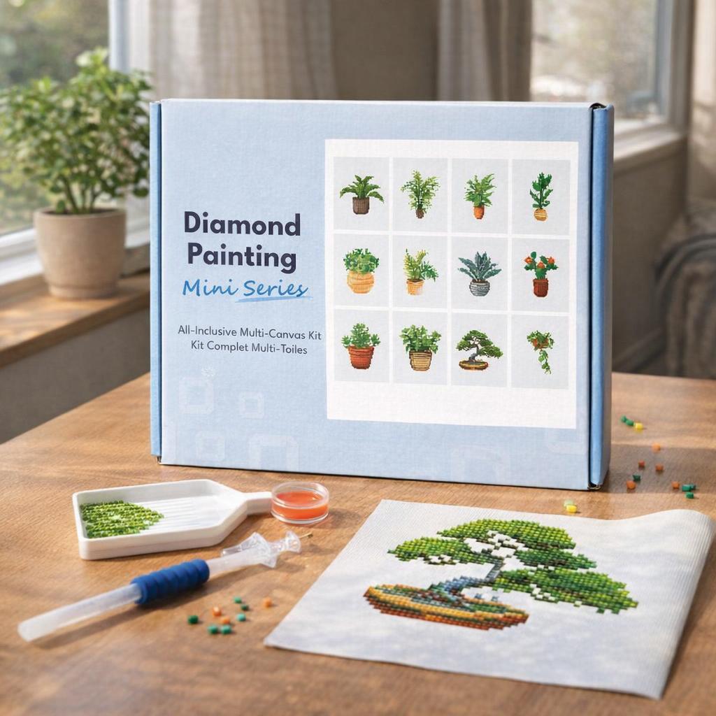 Mini Série Diamond Painting - Plantes 3