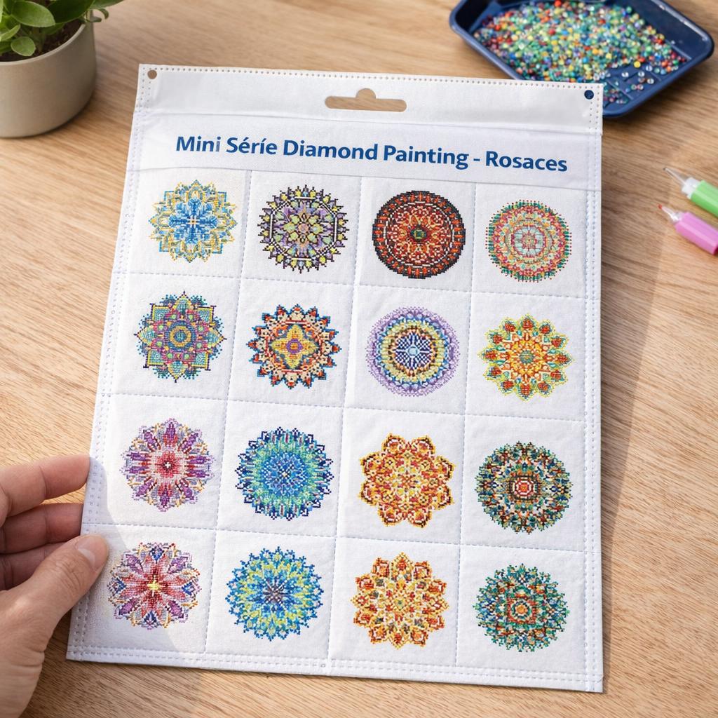 Mini Série Diamond Painting - Rosaces