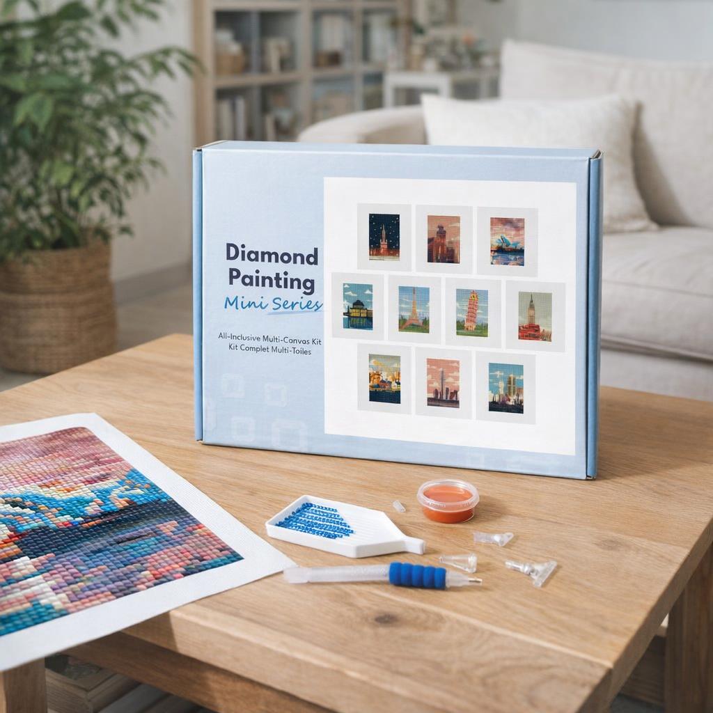 Mini Série Diamond Painting - Villes du Monde