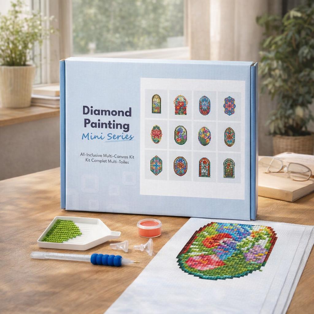 Mini Série Diamond Painting - Vitraux