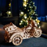 Moto à 3 roues - Puzzle 3D mécanique en Bois