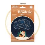 Kit Broderie Nuit étoilée - Tambour 20cm