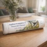 Papillon Proserpine et Fleurs des Champs - Toile roulée