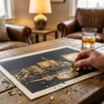 Peinture à gratter - Las Vegas