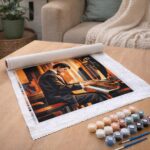 Pianiste Art Déco - Toile roulée