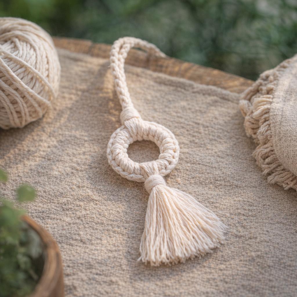 Kit macramé : petit pompom