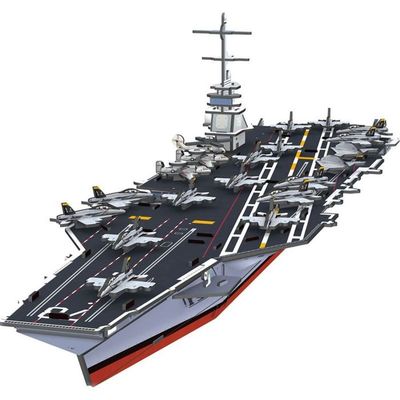 Puzzle maquette porte-avion 3D en mousse | Tout à Créer
