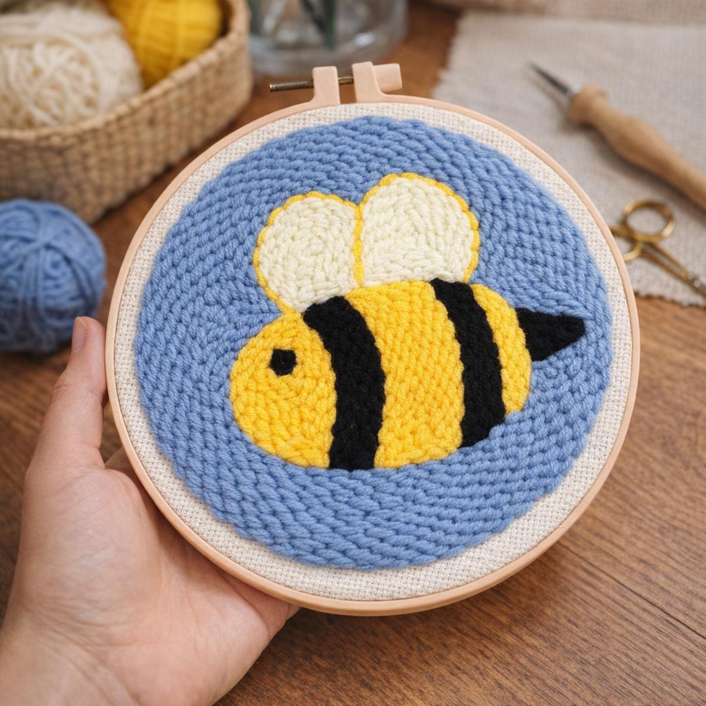 Abeille punch needle