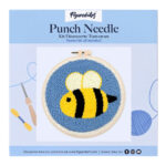 Punch Needle Abeille mignonne