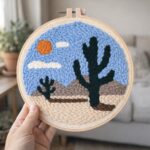 Punch Needle Après-midi dans le désert