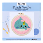 Punch Needle Baleine mignonne