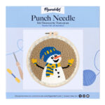 Punch Needle Bonhomme de Neige