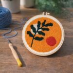 Punch Needle Botanic Abstrait 1