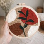 Punch Needle Botanic Abstrait 3