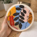 Punch Needle Botanic Abstrait 4