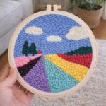 Punch Needle Champ de Lavande