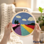 Punch Needle Champ de Lavande