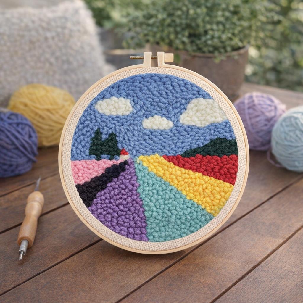 Punch Needle Chat rieur