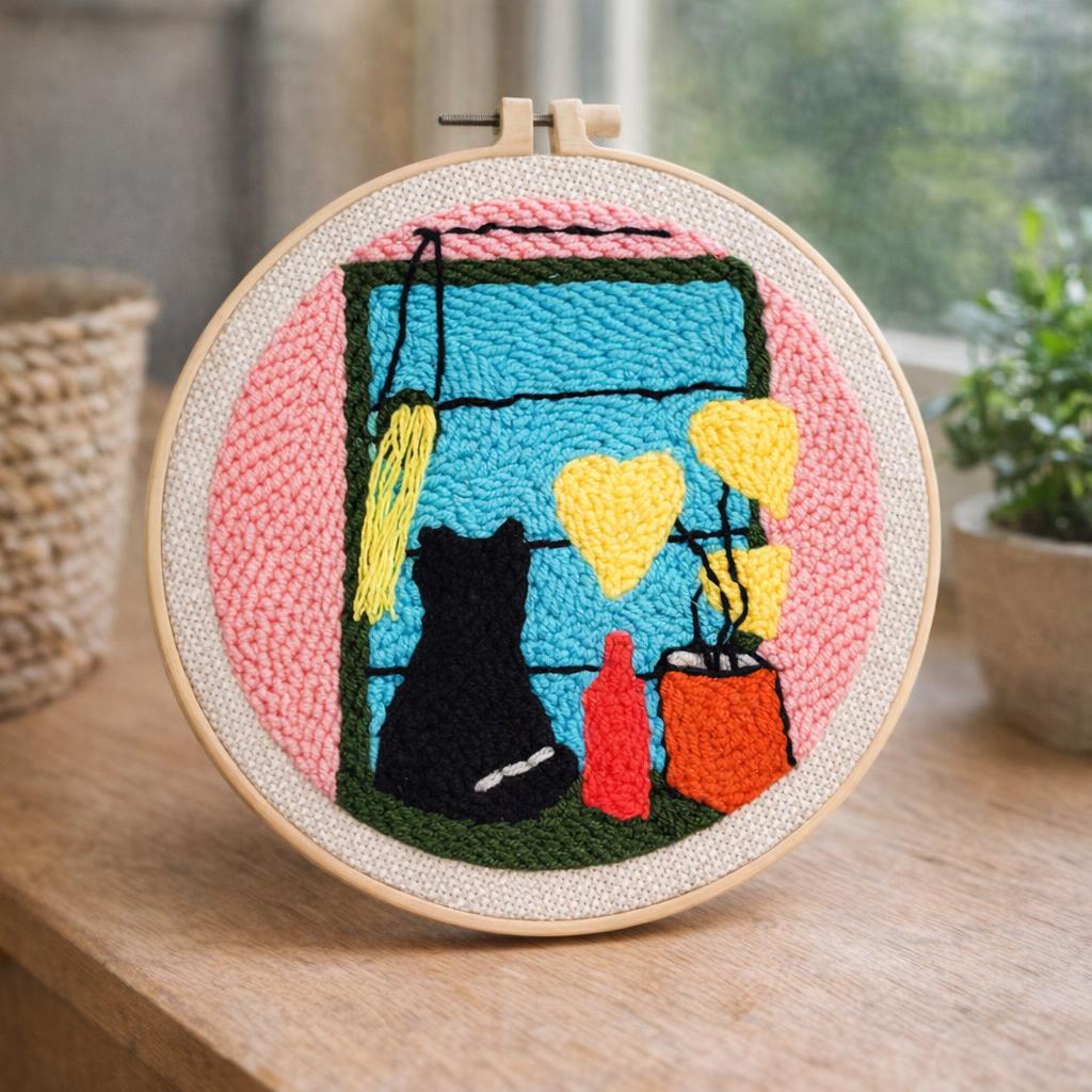 Punch Needle Marguerite