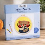 Punch Needle Chat aux grandes Moustaches