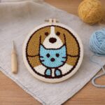 Punch Needle Chat et chien