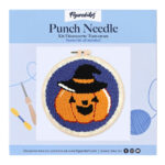 Punch Needle Citrouille d’Halloween