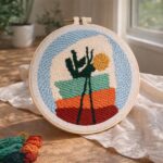 Punch Needle Composition Florale 1