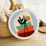 Punch Needle Composition Florale 1