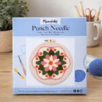 Punch Needle Couronne de Fleurs