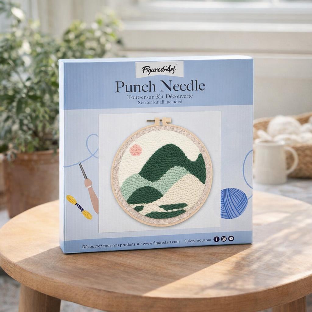 Montagnes punch needle