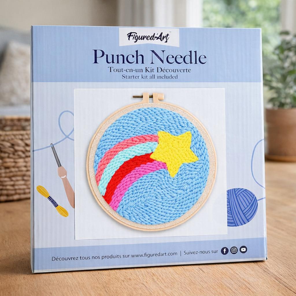 Étoile filante textile