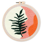 Punch Needle Feuille Variation 2