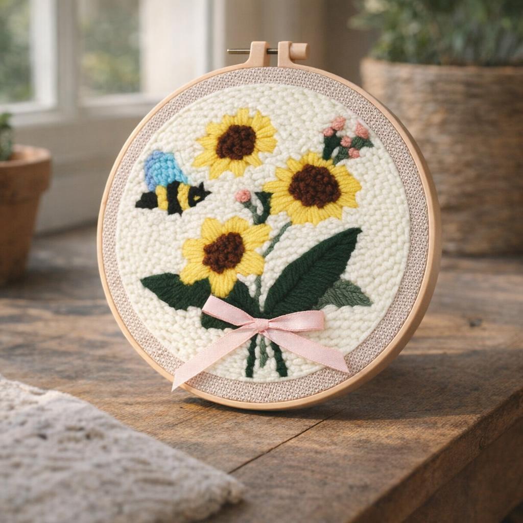 Punch Needle Petit Lama