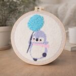 Punch Needle Hérisson et Ballon