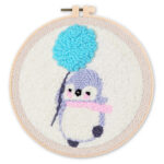 Punch Needle Hérisson et Ballon