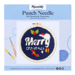 Punch Needle Joyeux Noël
