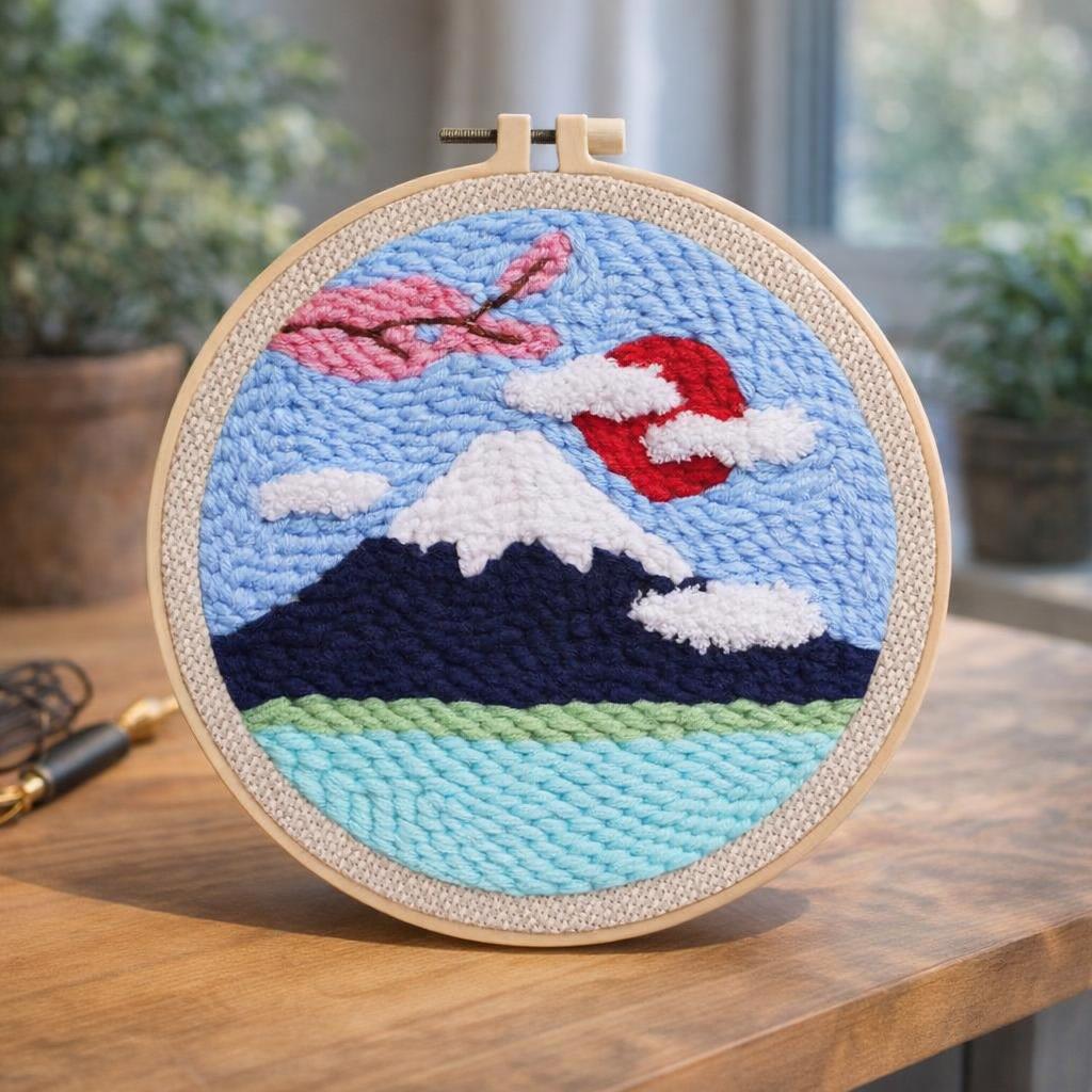 Punch Needle Sapin de Noël 3