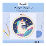 Punch Needle Licorne et bébé