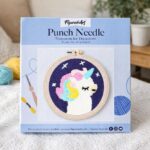 Punch Needle Licorne gracieuse